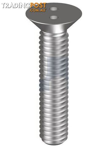 304 Stainless Finish Metal Thread Countersunk Eye Drive Security Hobson