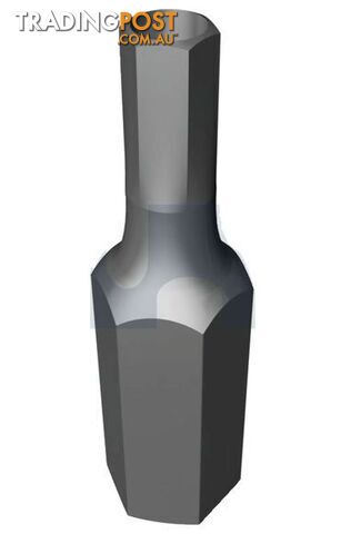 Plain Finish Security Socket bit Post Hex Hobson