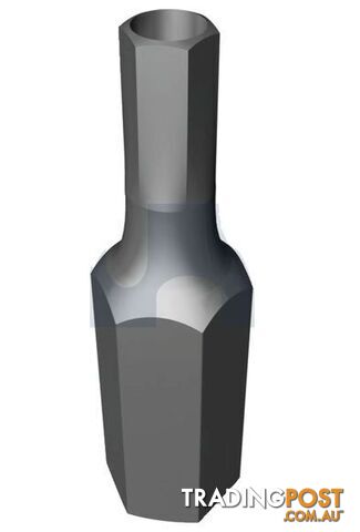 Plain Finish Security Socket bit Post Hex Hobson