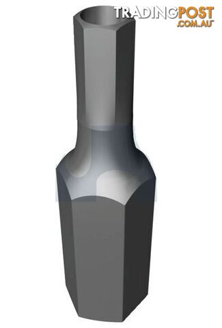 Plain Finish Security Socket bit Post Hex Hobson