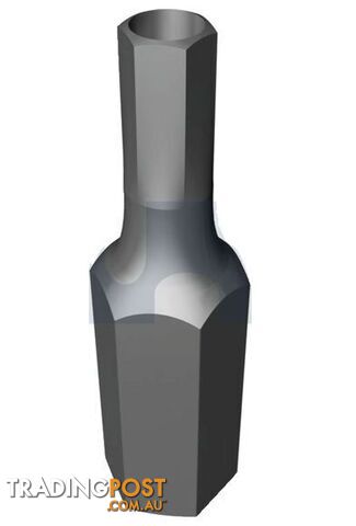 Plain Finish Security Socket Bit Post Hex Metric Hobson
