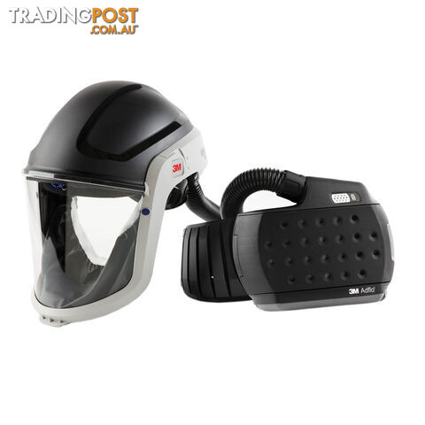 M-Series Face Shield & Safety Helmet M-307 with Heavy-Duty Adflo PAPR Respirator 3Mâ¢ 890307HD