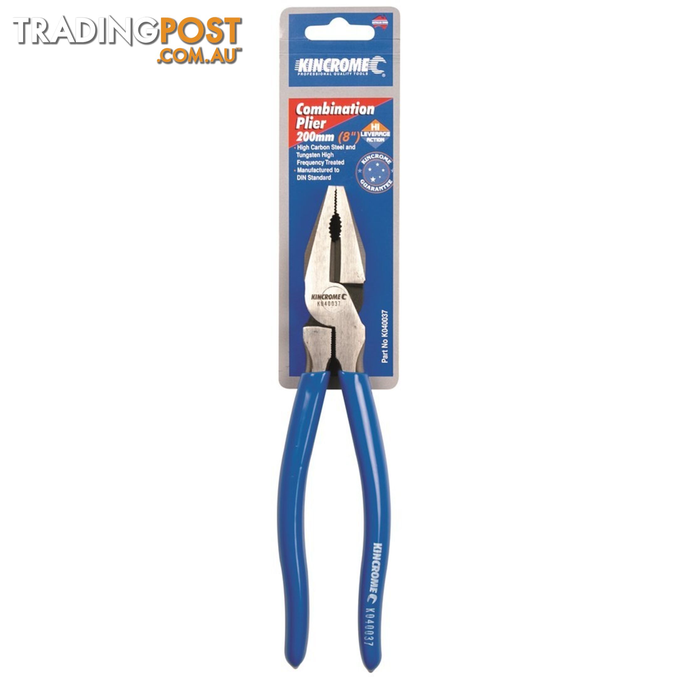 Combination Pliers High Leverage 200MM (8") Kincrome K040037