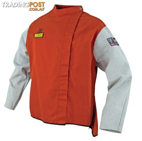 Welding Jacket With Chrome Leather Sleeves Eliott WAKPJ30CS