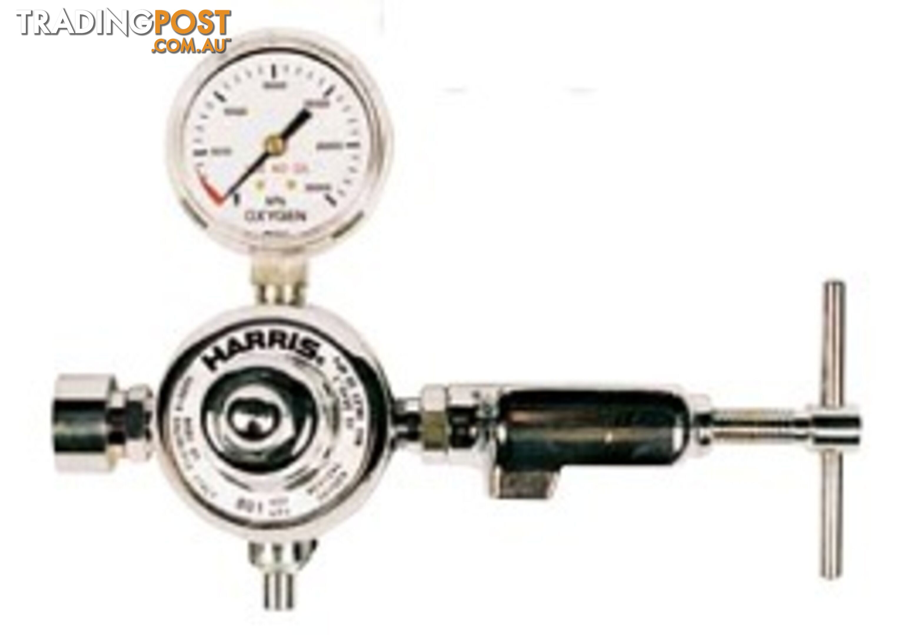 Harris Model 801 Preset Single Stage Reg w/-Yoke (Nitrogen Type)