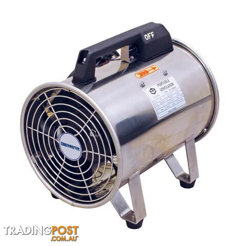 Traemaster 200mm Heavy Duty Portable Ventilator, Stainless Steel Housing &...