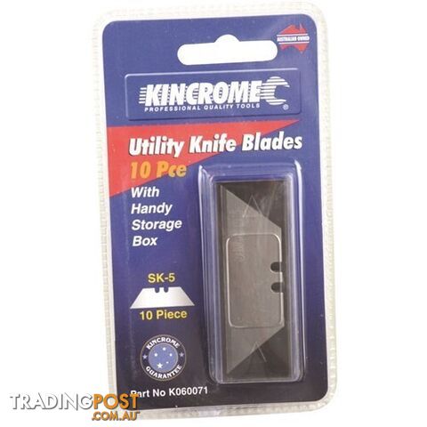 K060071 Utility Knife Blades 10 Piece Kincrome K060071