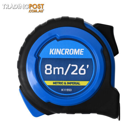 8m/26ft Tape Measure - Metric/Imperial Kincrome K11553