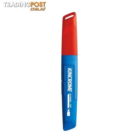 Permanent Marker Chisel Tip Red Kincrome K11757 Each