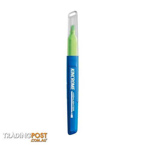 Highlighter Marker Chisel Tip Green Each Kincrome K11760