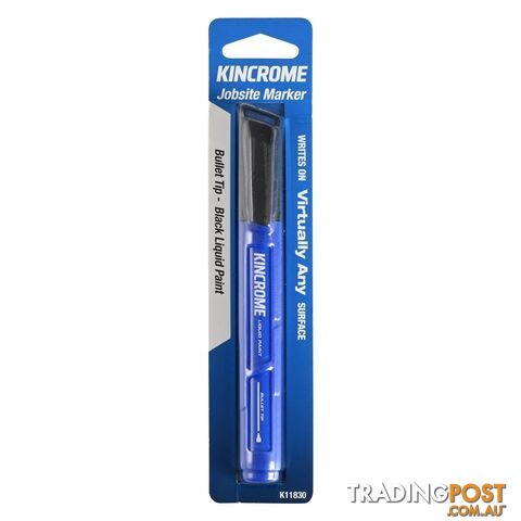 Paint Marker Bullet Tip Black Kincrome K11830
