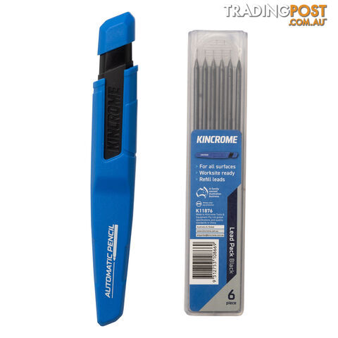 Automatic Mechanical Pencil & Black Refill Pack Kincrome K11870