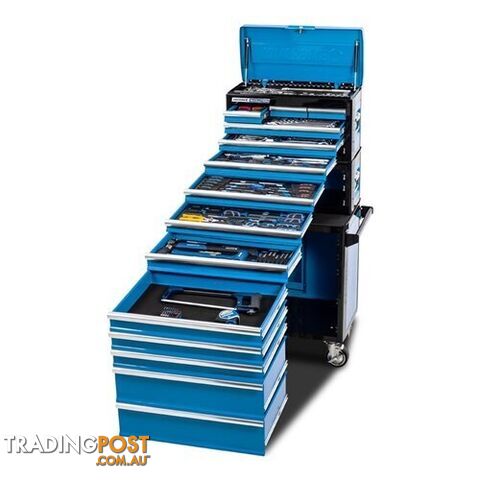 Evolution Tool Workshop 245 Piece 14 Drawer 1/4, 3/8 & 1/2" Drive Kincrome...