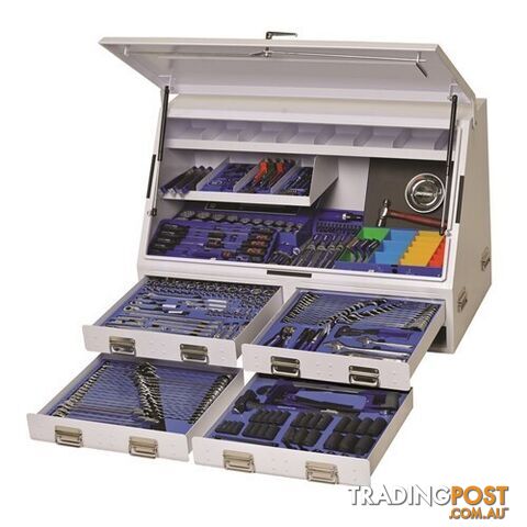 Upright Truck Box Tool Kit 386 Piece 1/4, 3/8, 1/2 & 3/4" Drive Kincrome K1257W