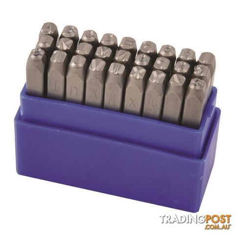 Letter Stamp Set 27 Piece 5mm Kincrome K15006