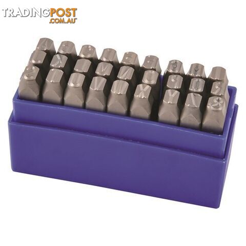 Letter Stamp Set 27 Piece 10mm Kincrome K15008