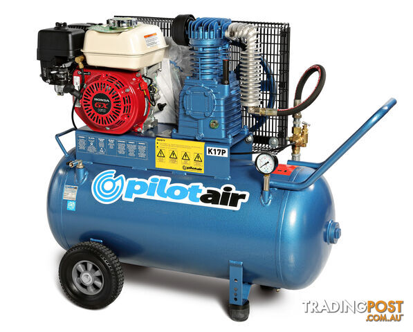 Reciprocating Air Compressor HONDA Petrol/GX160 /100 L Rec./308 L/min FAD Pilot...