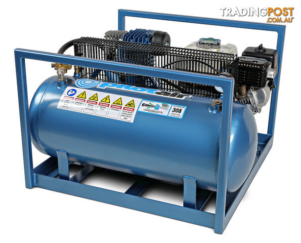 Reciprocating Air Compressor UTE HONDA Petrol/GX160 / 45 L Rec./308 L/min FAD...