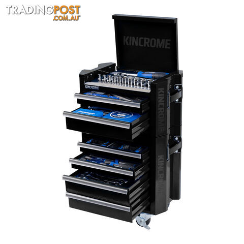 Contour Mini Workshop Tool Kit 78 Piece 6 Drawer (10") Black Kincrome K1940B