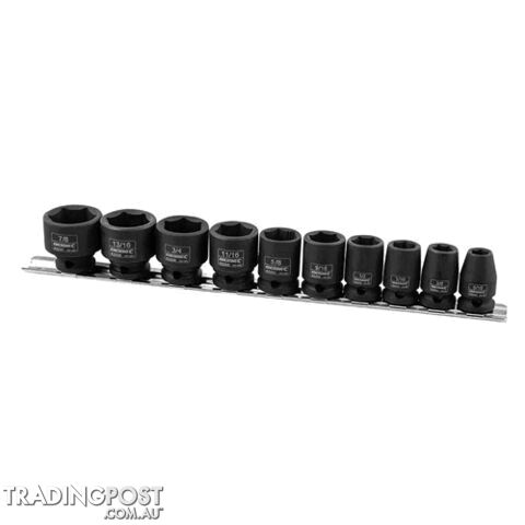 Impact Socket Rail 10 Piece 3/8" Drive - Imperial Kincrome K2092