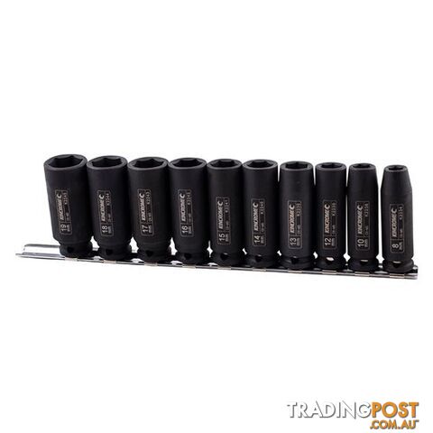 Deep Impact Socket Rail 10 Piece 3/8" Drive - Metric Kincrome K2093