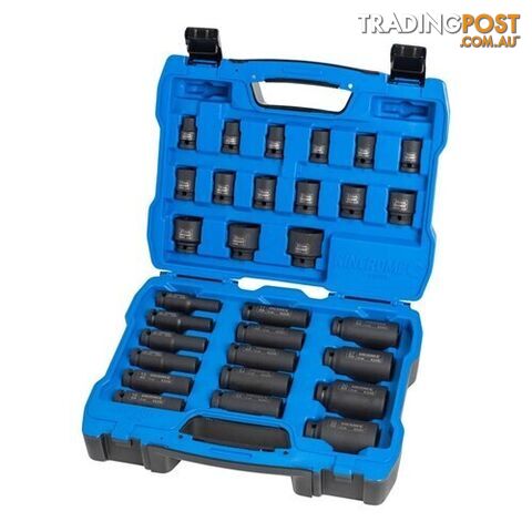 Standard & Deep Impact Socket Set 30 Piece 1/2" Drive - Metric Kincrome K2097