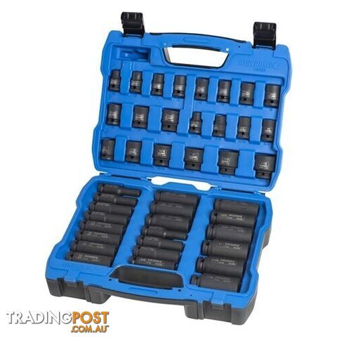 Deep/Standard Impact Socket Set 42 Piece 1/2" Drive - Meteric & Imperial...