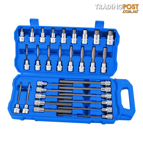 Hex Socket Set 30 Piece 1/2" Drive Kincrome K2124