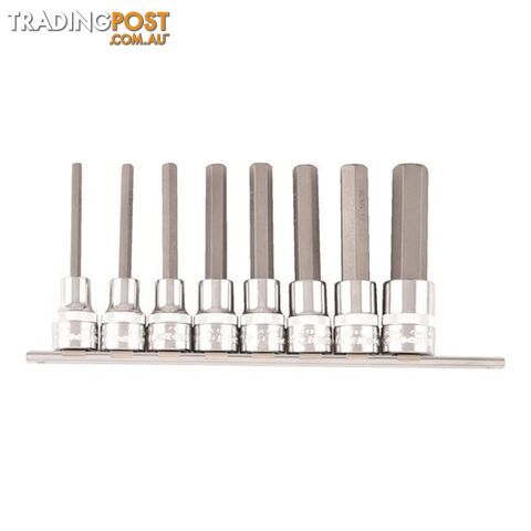 Hex Socket Set 8 Piece 1/2 Drive - Metric Kincrome K2135