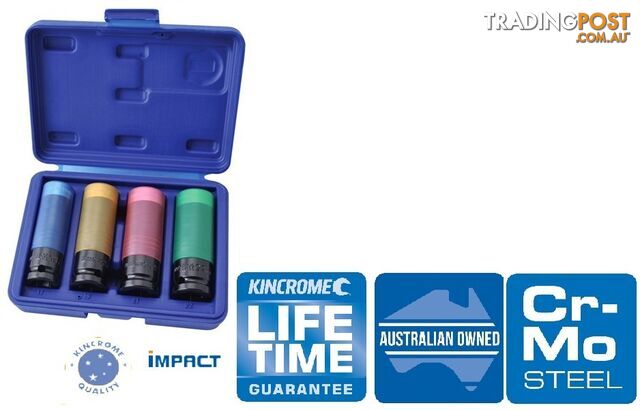 Wheel Nut Socket 4 Piece 1/2" Drive Kincrome K2180