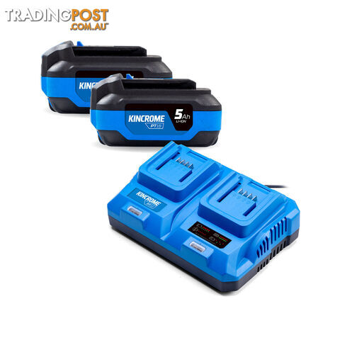 18V Dual Battery & Charger Combo Kincrome K23240