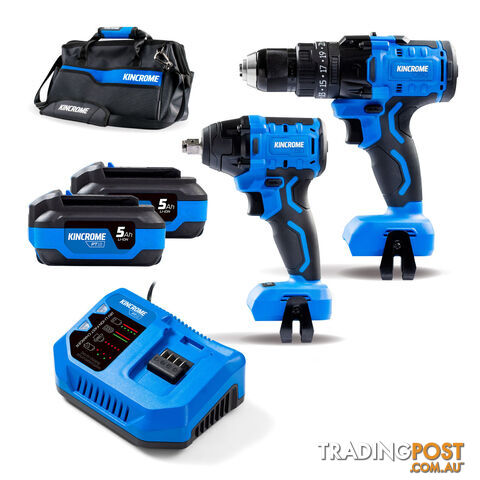 18V 2 Piece Brushless Drill & Impact Wrench Combo Kincrome K23247