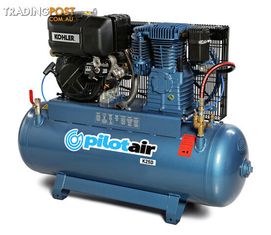 Reciprocating Air Compressor KOHLER diesel/KD350 (Electric Start) /150 L...