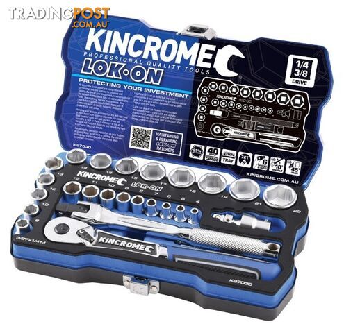 Socket Set 1/4 and 3/8 Drive 26 Piece Metric Kincrome K27030
