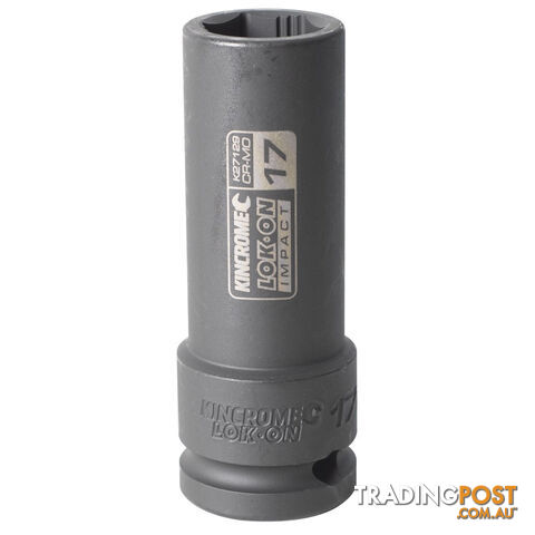 LOK-ON Deep Impact Socket 17mm 1/2" Drive Kincrome K27129