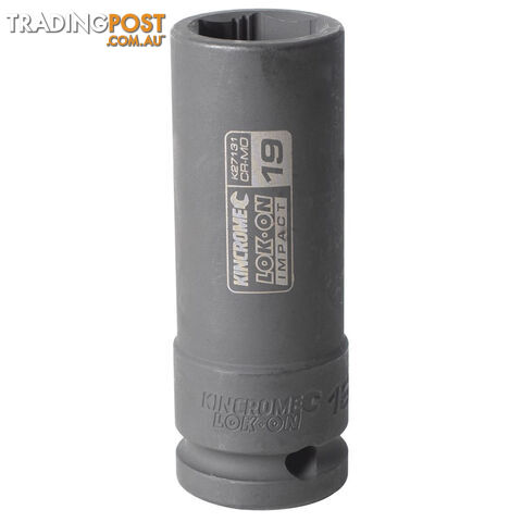 LOK-ON Deep Impact Socket 18mm 1/2" Drive Kincrome K27131