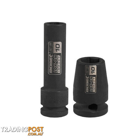 LOK-ON Deep Impact Socket 21mm 3/8" Drive kincrome Drive K27193