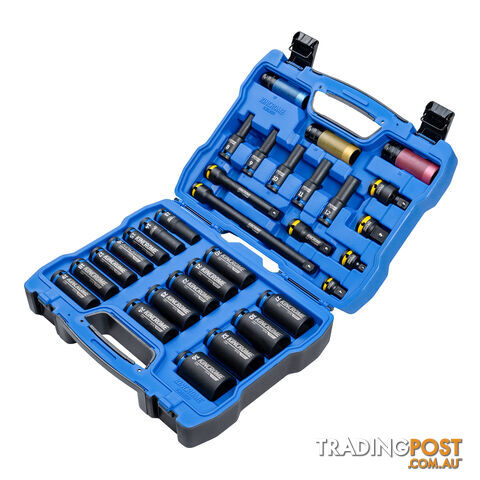 Deep Impact Socket Set 31 Piece 1/2" Drive- Metric Kincrome K28209