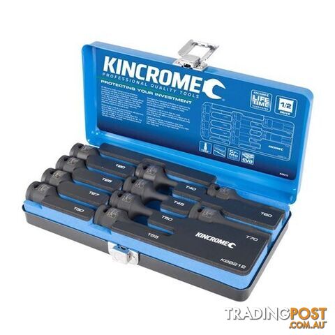 Torx Impact Socket Set 10 Piece 1/2" Drive Kincrome K28212