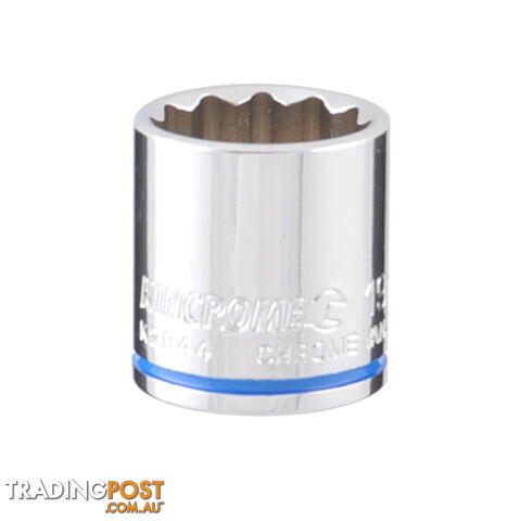 Socket 19mm 3/8" Drive Mirror Polish Kincrome K2844
