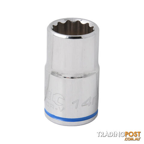 Socket 14mm 1/2" Drive Mirror Polish Kincrome K2866