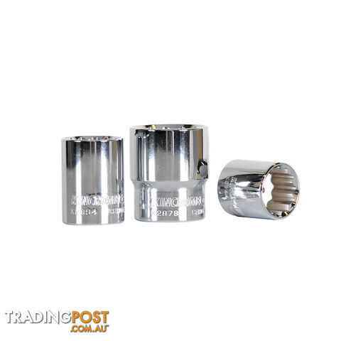 Socket 24mm 1/2" Drive Mirror Polish Kincrome K2876