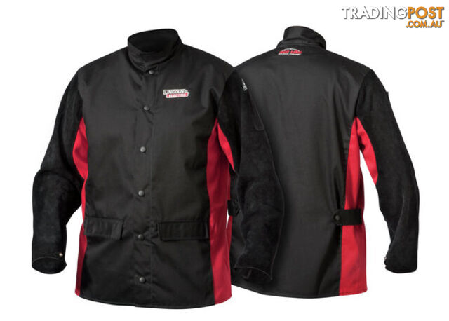 Shadow Split Leather Sleeved Welding Jacket Medium K2986-M