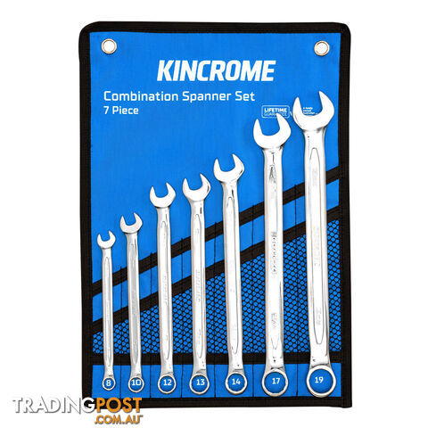 Combination Spanner Set 7 Piece - Metric Kincrome K3045