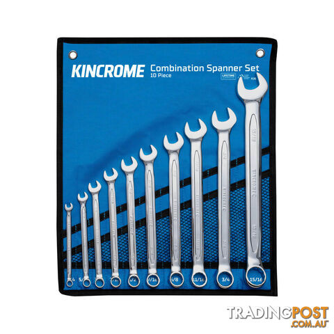 Combination Spanner Set 10 Piece - Imperial Kincrome K3046