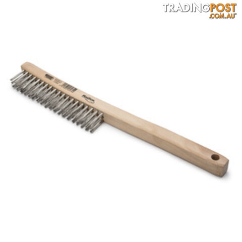 Wire Brush 3 Row Stainless Steel