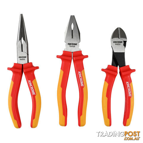 VDE 1000V Plier Set 3 Piece Kincrome K4009