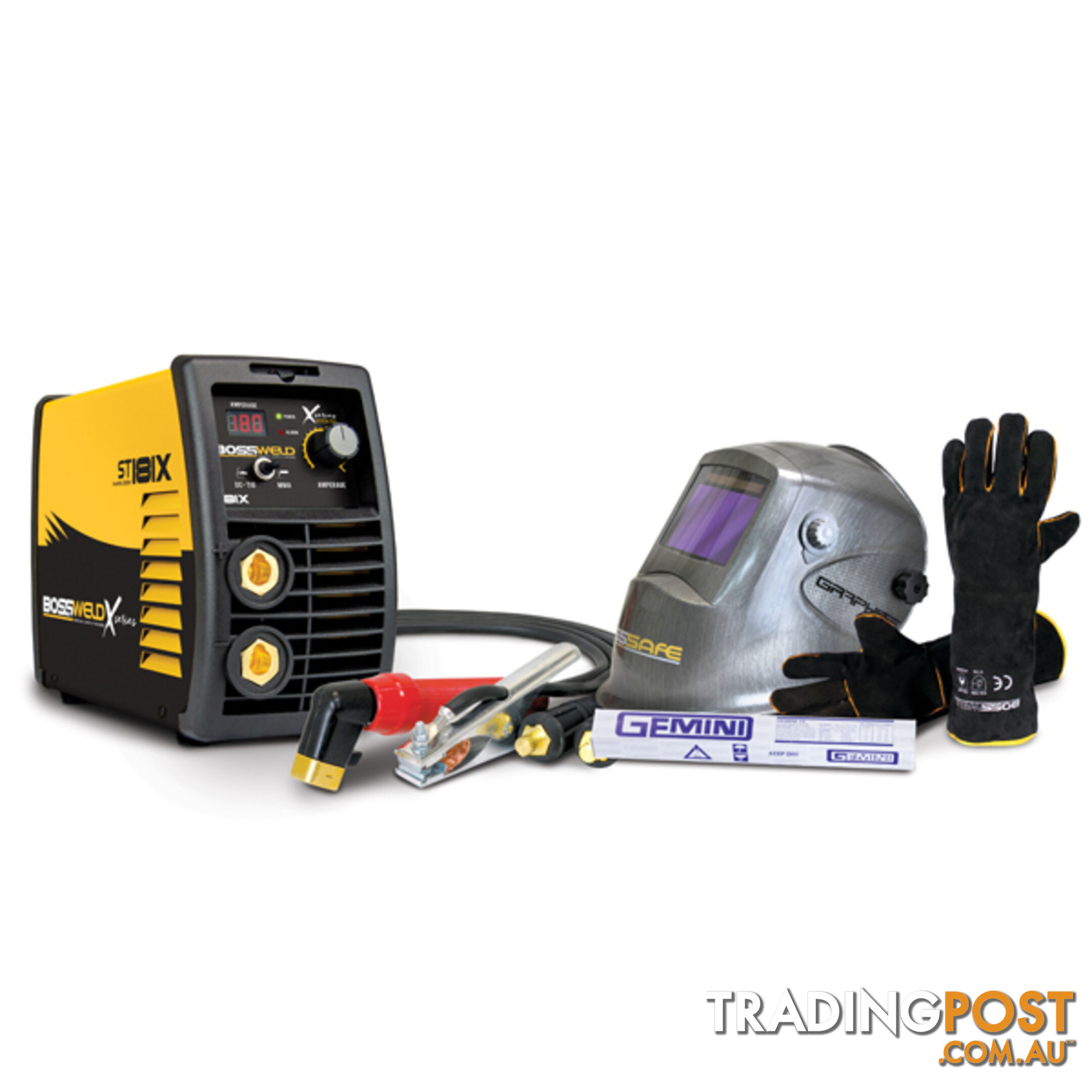 181X MMA and DC Lift TIG Welder Package Bossweld 691181BUNDLE