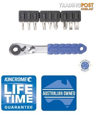 Mini Ratchet Bit Set 10 Piece Kincrome K5014