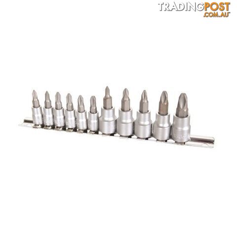Phillips Socket Set 11 Piece 1/4 & 3/8" Drive K5026 Kincrome